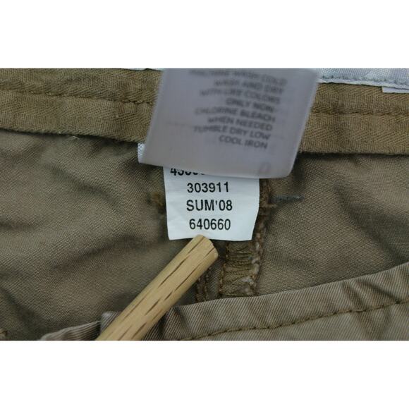 Old Navy Pants Womens 6 Baggy Capri Cropped Clam Diggers Wide Leg Mid-Rise - Picture 4 of 4